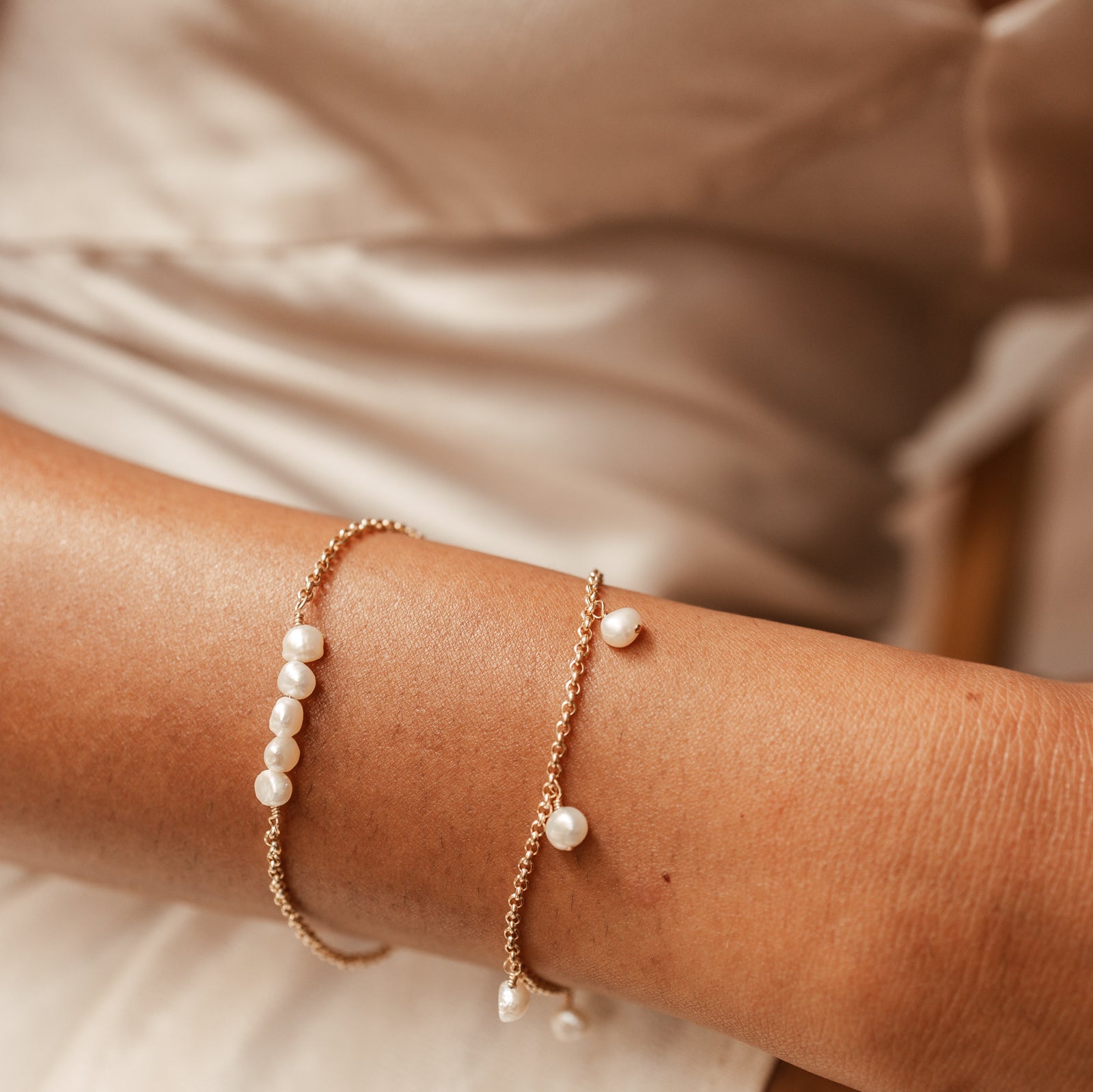 Personalised jewellery - KBN Jewellery - handmade jewellery – Personalised Jewellery gifts – Dainty jewellery – pearl jewellery – pearl bracelet – dainty pearl bracelet – Mothers day gift – wedding gift – natural pearls