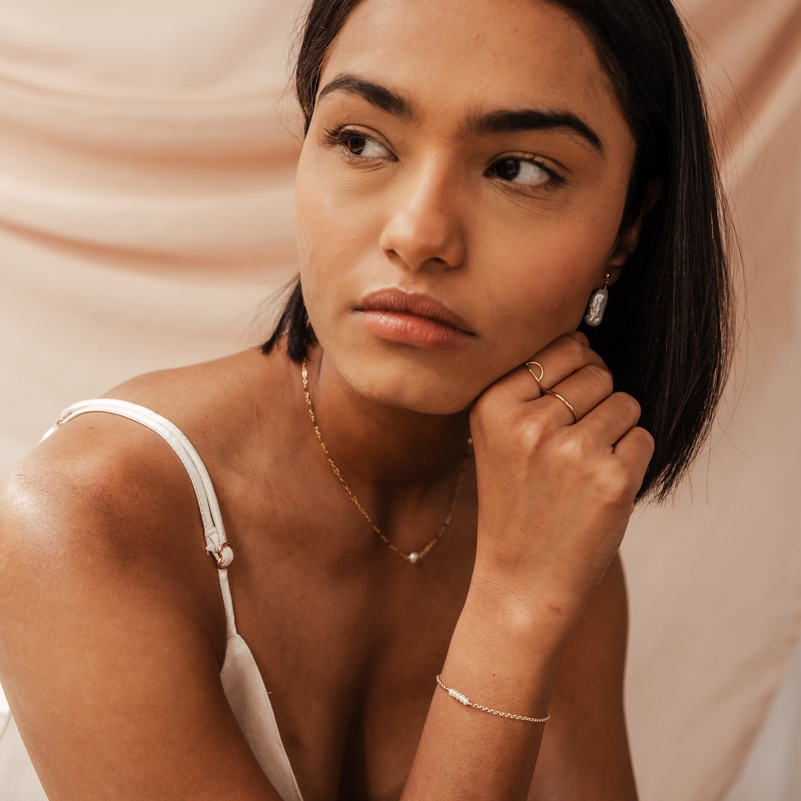 Personalised jewellery - KBN Jewellery - handmade jewellery – Personalised Jewellery gifts – Dainty jewellery- Dainty bracelet  – pearl bracelet  – handmade earrings – real pearl earrings – Australian made bracelet – freshwater pearls – bridal gift – gift for brides – wedding gift