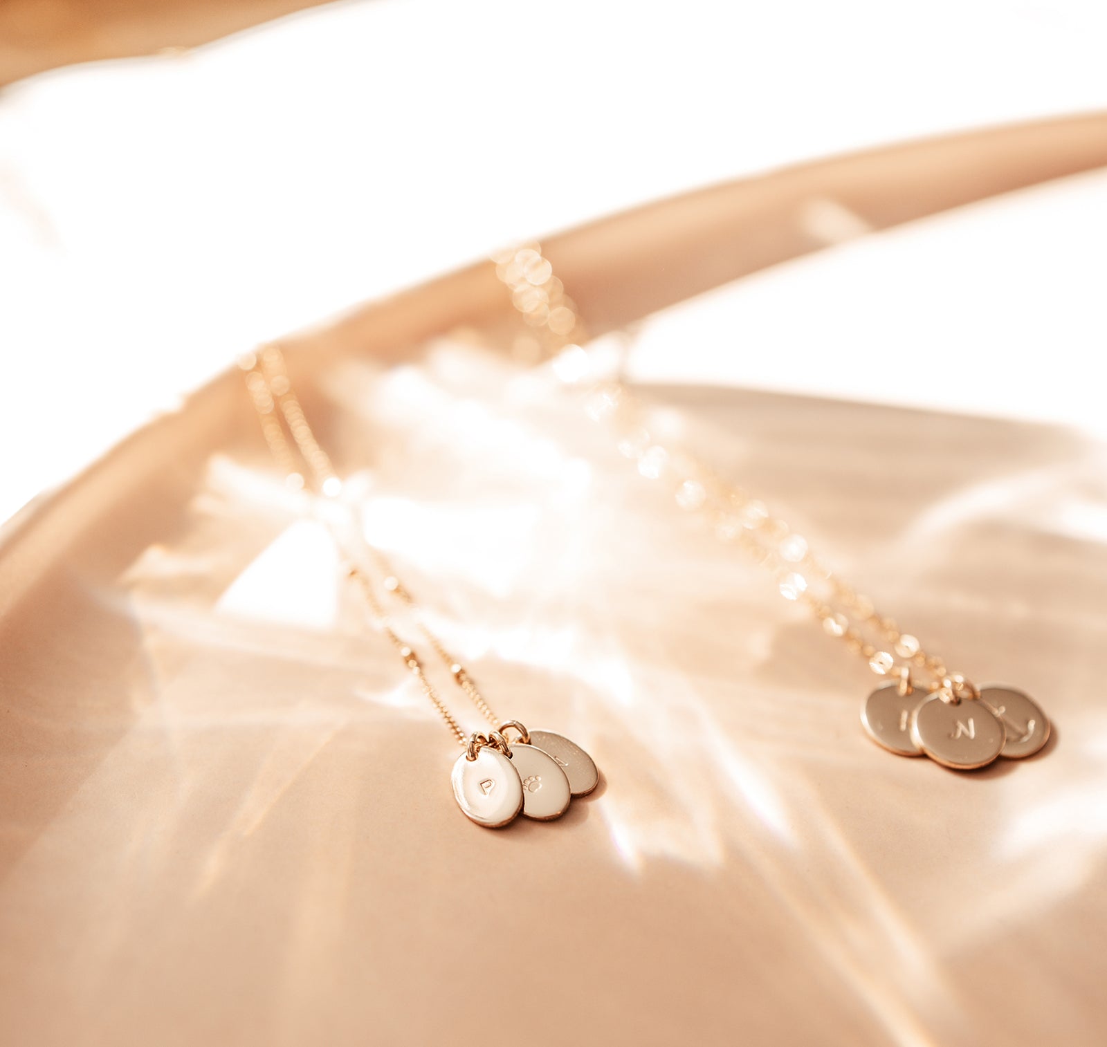 Personalised jewellery - KBN Jewellery - handmade jewellery – Personalised Jewellery gifts – Dainty jewellery- Dainty necklace - initial necklace – symbol necklace – bead chain – tiny pendant – children initial