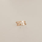 Personalised jewellery - KBN Jewellery - handmade jewellery – Personalised Jewellery gifts – Australian Made – initial stud earrings – letter initial earring – children initials studs