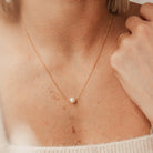 Personalised jewellery - KBN Jewellery - handmade jewellery – Personalised Jewellery gifts –  single pearl necklace – wedding gift idea – bridal jewellery – bridal shower jewellery – bridesmaids gift – freshwater pearls – real pearl necklace – affordable pearl necklace
