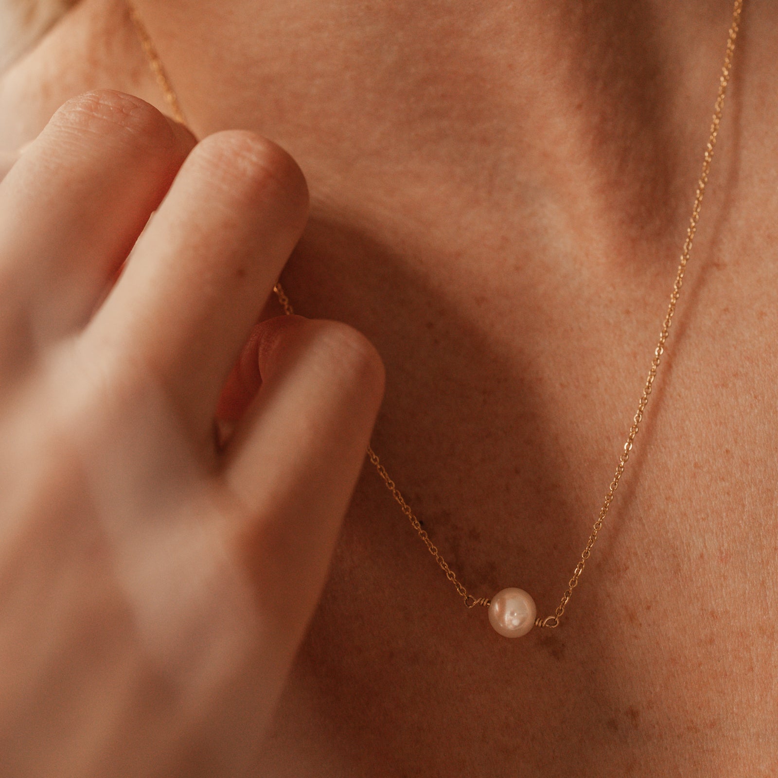 Personalised jewellery - KBN Jewellery - handmade jewellery – Personalised Jewellery gifts –  single pearl necklace – wedding gift idea – bridal jewellery – bridal shower jewellery – bridesmaids gift – freshwater pearls – real pearl necklace – affordable pearl necklace