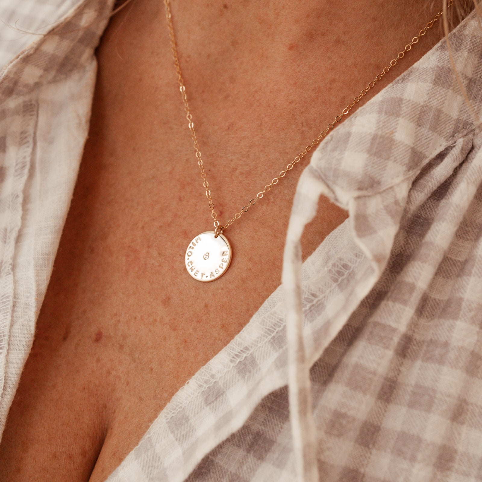 Personalised jewellery - KBN Jewellery - handmade jewellery – Personalised Jewellery gifts – Dainty jewellery – children names necklace – family members necklace – personalised child’s name – gifts for mum – gifts for nana – gifts for grandma – personalised gift – small symbol on pendant