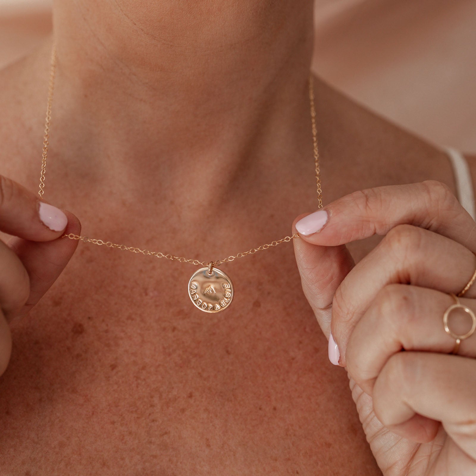 Personalised jewellery - KBN Jewellery - handmade jewellery – Personalised Jewellery gifts – Dainty jewellery – children names necklace – family members necklace – personalised child’s name – gifts for mum – gifts for nana – gifts for grandma – personalised gift – small symbol on pendant