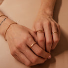 Personalised jewellery – handmade jewellery – KBN jewellery – dainty ring – affordable ring – stacking ring – twist ring – handmade jewellery – Australian made
