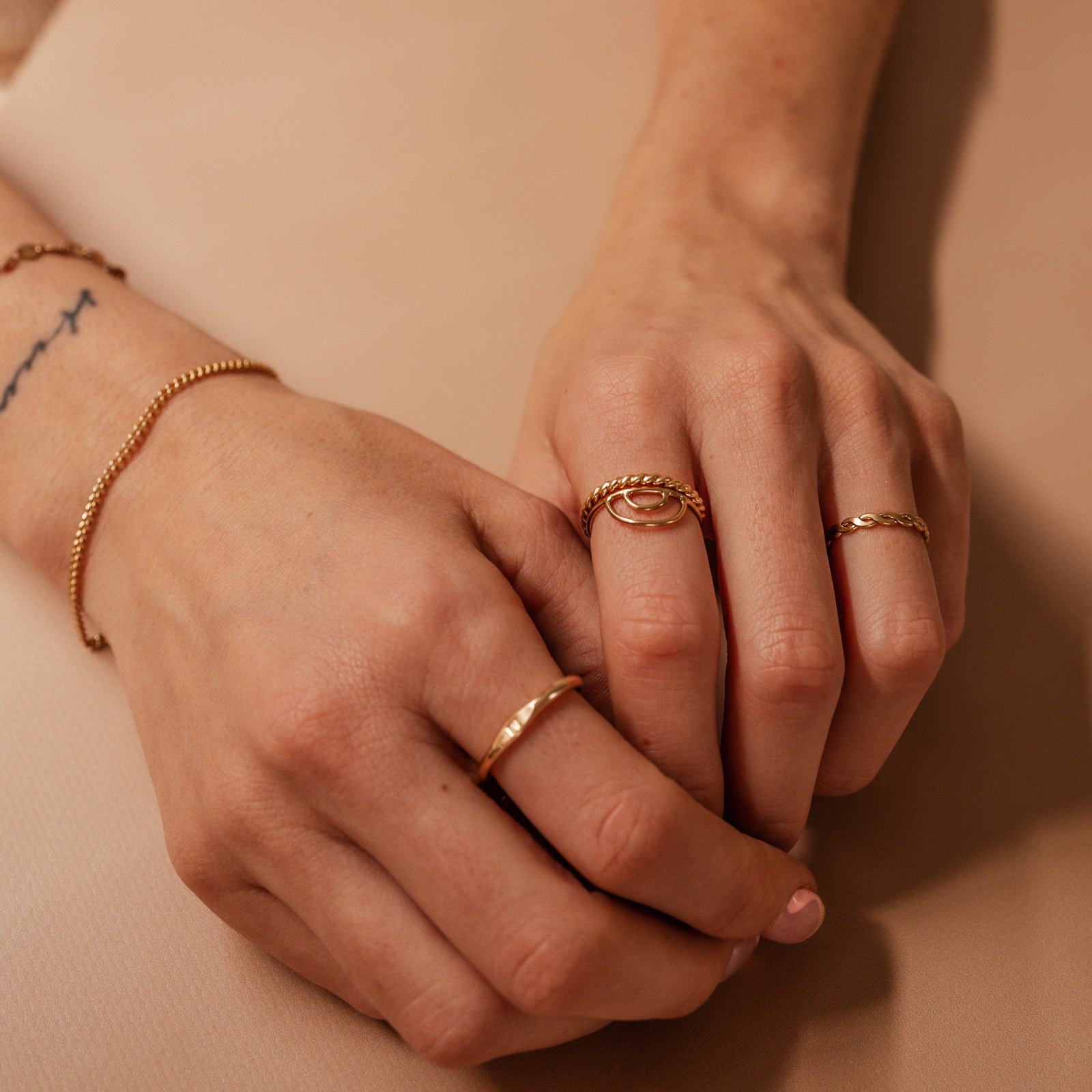 Personalised jewellery – handmade jewellery – KBN jewellery – dainty ring – affordable ring – stacking ring – twist ring – handmade jewellery – Australian made