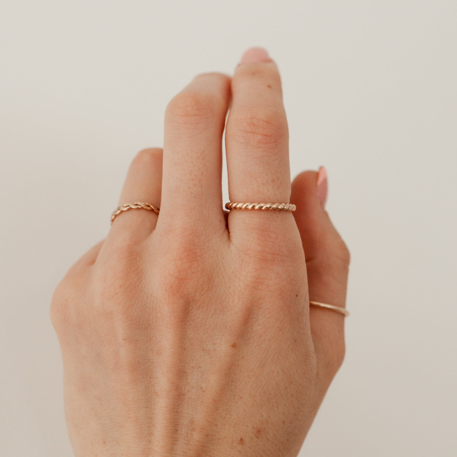 Personalised jewellery – handmade jewellery – KBN jewellery – dainty ring – affordable ring – stacking ring – twist ring – handmade jewellery – Australian made