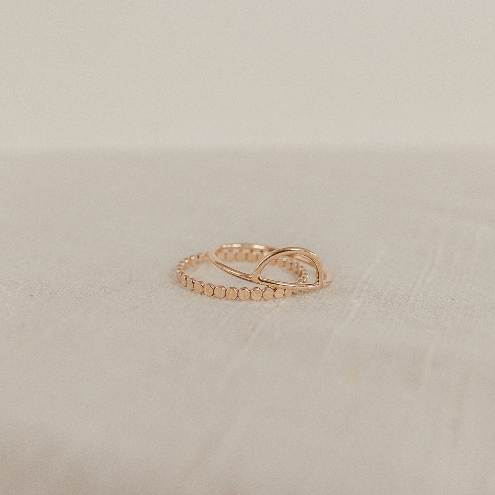 Personalised jewellery - KBN Jewellery - handmade jewellery – Personalised Jewellery gifts – Dainty jewellery – half circle ring – arched ring – stacking ring – Australian made ring
