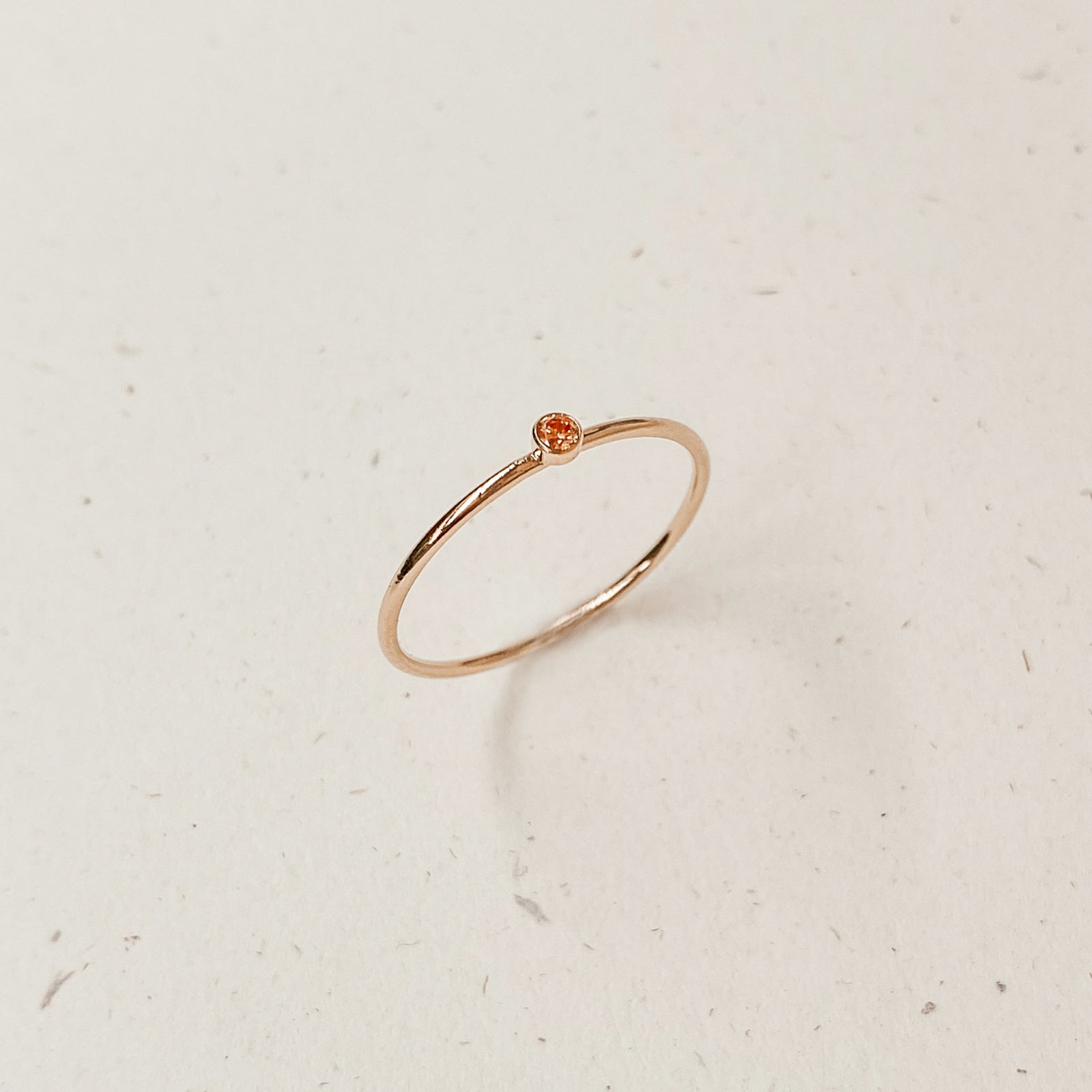 Personalised jewellery – handmade jewellery – KBN jewellery – dainty ring – birth month ring – birthstone ring – affordable ring – November  birthstone ring– ring – yellow stone ring – harmony and balance ring.