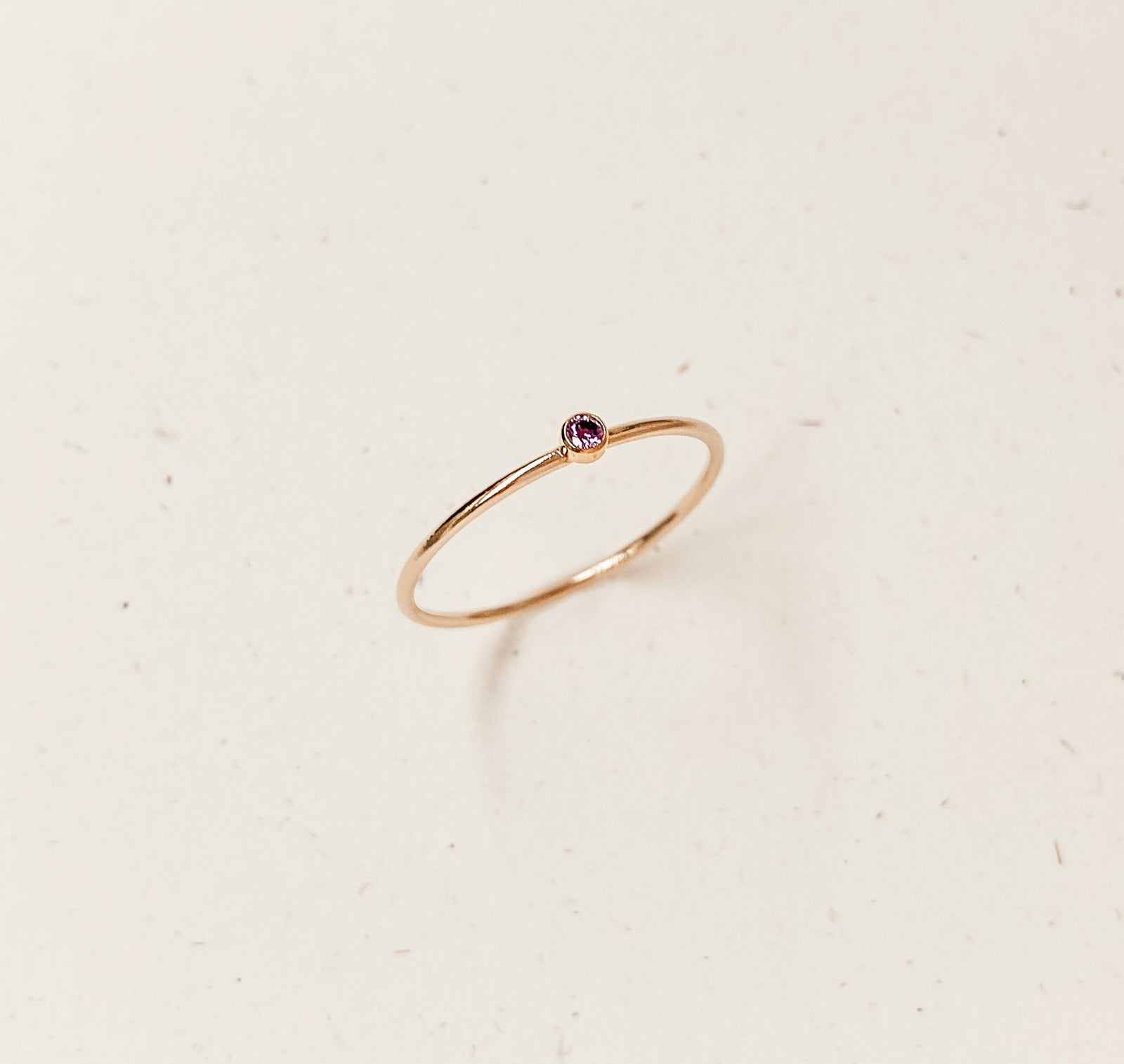 Personalised jewellery – handmade jewellery – KBN jewellery – dainty ring – birth month ring – birthstone ring – affordable ring – protection ring – February stone rings – birthstone ring – stacking ring – purple stone ring