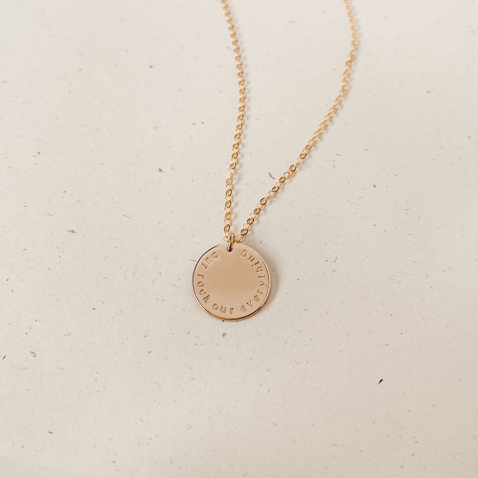 Personalised jewellery - KBN Jewellery - handmade jewellery – Personalised Jewellery gifts – adult necklace – affordable jewellery - sentimental gift ideas – large pendant necklace – Australian Made jewellery – initial necklace – symbol necklace – children name necklace – name necklace – words of affirmation necklace