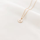 Personalised jewellery - KBN Jewellery - handmade jewellery – custom jewellery gifts – dainty necklace – medium pendant necklace – August Birth flower necklace – birthday necklace – August  birthday gift – dainty jewellery – birth flower and initial necklace – everyday jewellery – Gladiolus flower necklace – Gladiolus necklace – strength flower necklace