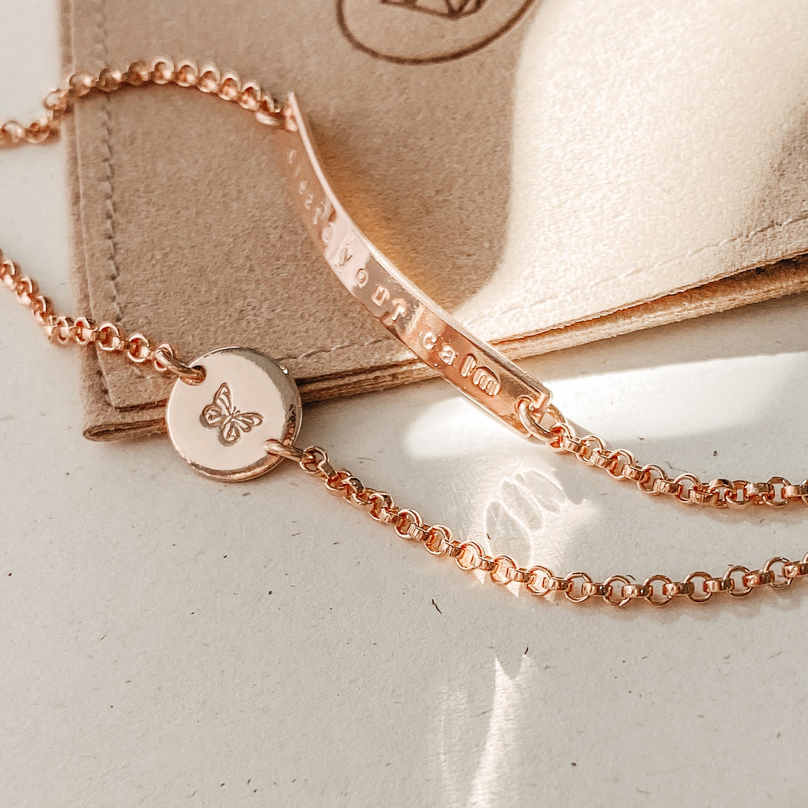 Personalised jewellery - KBN Jewellery - handmade jewellery – Personalised Jewellery gifts – adult bracelet – affordable jewellery - sentimental gift ideas – small pendant bracelet – Australian Made jewellery