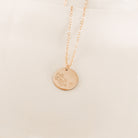 Personalised jewellery – handmade jewellery – KBN jewellery – Australian made jewellery – initial necklace – birth flower necklace – single pendant necklace with flower – birth flower necklace custom – custom birth month necklace – December flower necklace – success necklace