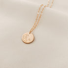 Personalised jewellery - KBN Jewellery - handmade jewellery – custom jewellery gifts – dainty necklace – medium pendant necklace – May Birth flower necklace – birthday necklace – may birthday gift – dainty jewellery – birth flower and initial necklace – everyday jewellery – lily of the valley flower necklace