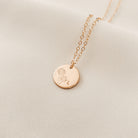 Personalised jewellery - KBN Jewellery - handmade jewellery – custom jewellery gifts – dainty necklace – medium pendant necklace – November  Birth flower necklace – birthday necklace – Chrysanthemum birthday gift – dainty jewellery – birth flower and initial necklace – everyday jewellery – Chrysanthemum flower necklace – November necklace – Loyalty flower necklace