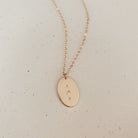 Personalised jewellery - KBN Jewellery - handmade jewellery – Personalised Jewellery gifts – Dainty jewellery- oval pendant necklace – large pendant necklace – symbol necklace – children initial necklace – family initial necklace