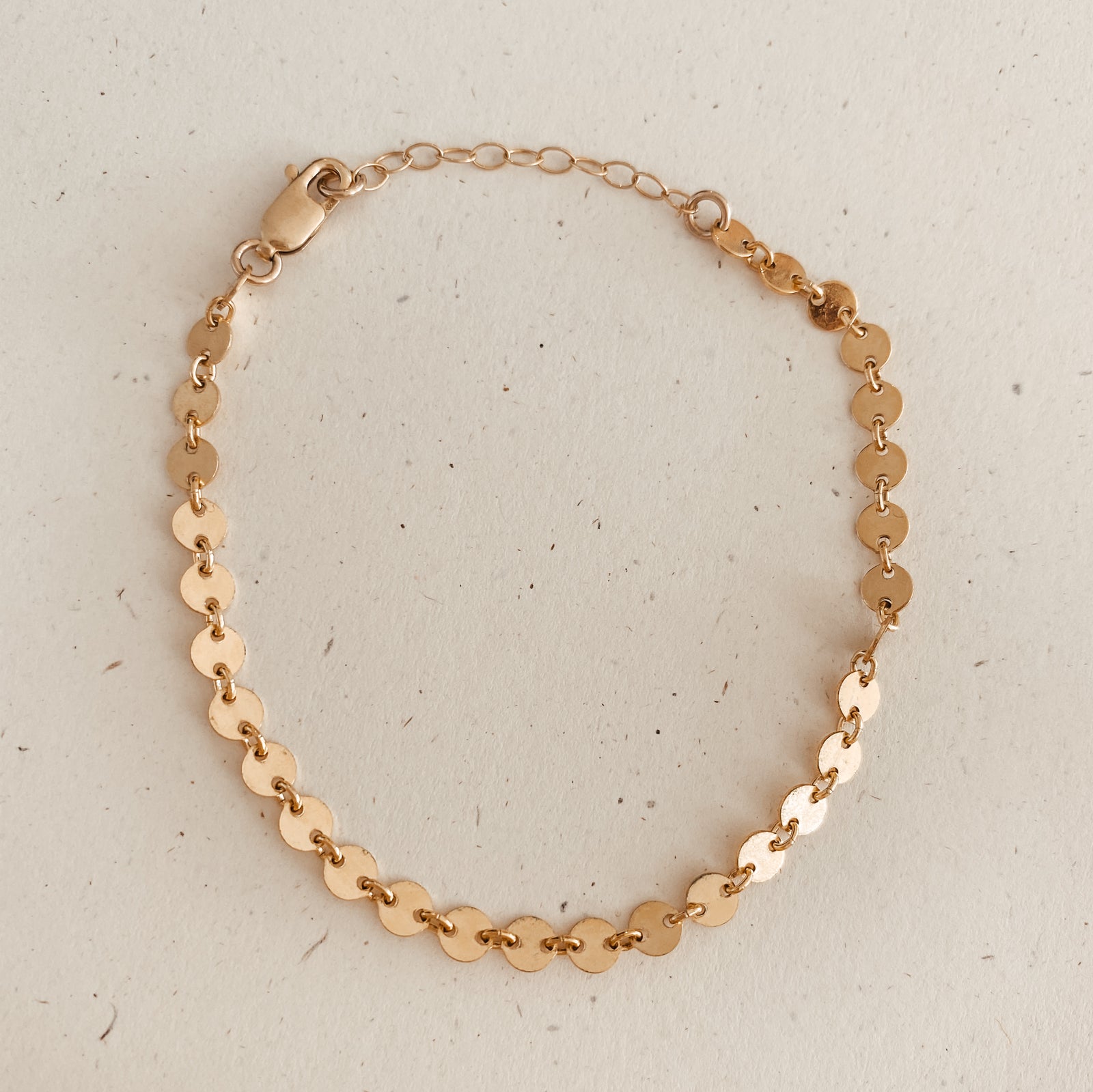 Personalised jewellery - KBN Jewellery - handmade jewellery – Personalised Jewellery gifts – Dainty jewellery- sparkly bracelet – disc bracelet – round chain bracelet – stacking bracelet – layering bracelet