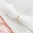 Personalised jewellery – handmade jewellery – KBN jewellery – dainty ring – birth month ring – birthstone ring – affordable ring – protection ring – February  stone rings – birthstone ring – stacking ring – purple stone ring
