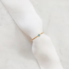 Personalised jewellery – handmade jewellery – KBN jewellery – dainty ring – birth month ring – birthstone ring – affordable ring – fortune ring – December  stone rings – birthstone ring – stacking ring – blue stone ring