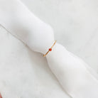 Personalised jewellery – handmade jewellery – KBN jewellery – dainty ring – birth month ring – birthstone ring – affordable ring – strength and peace  ring – July stone rings – birthstone ring – stacking ring – red stone ring