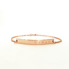 Personalised jewellery - KBN Jewellery - handmade jewellery – Personalised Jewellery gifts – Dainty jewellery- Dainty bracelet – bar bracelet – name bracelet – initial bracelet – I.D bracelet – allergy alert bracelet – medical alert  bracelet – roman numeral bracelet