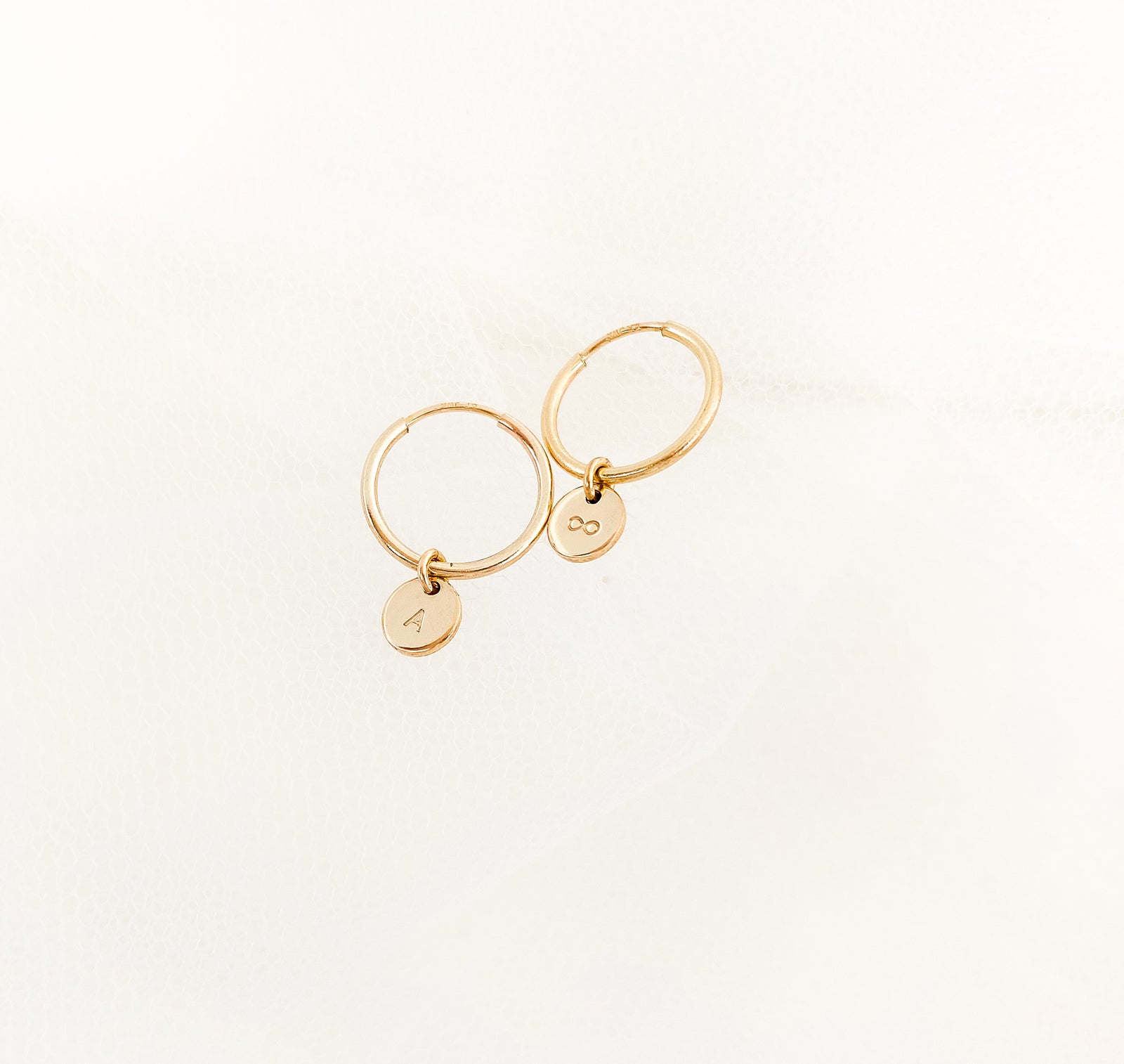 Personalised jewellery - KBN Jewellery - handmade jewellery – Personalised Jewellery gifts – dainty earrings – hoops earrings – sleepers – pendant earrings – everyday earrings – tiny hoops – tiny pendants – initial earrings – symbol earrings