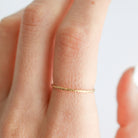 Personalised jewellery - KBN Jewellery - handmade jewellery – custom jewellery gifts – dainty ring – minimalist stacking ring – delicate shimmer ring – everyday jewellery