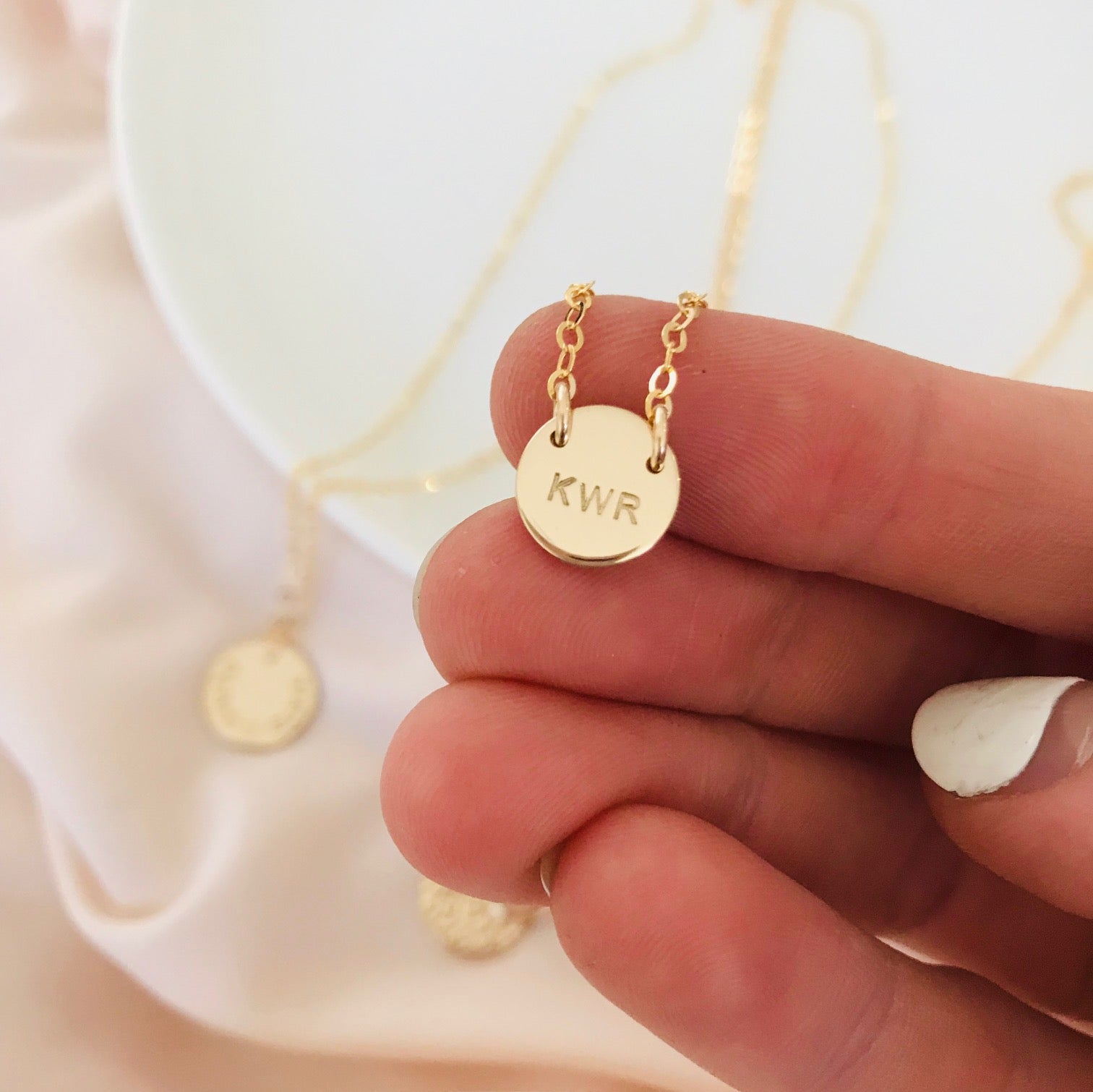 Personalised jewellery - KBN Jewellery - handmade jewellery – Personalised Jewellery gifts – adult necklace – affordable jewellery - sentimental gift ideas – small pendant necklace – Australian Made jewellery – initial necklace – symbol necklace