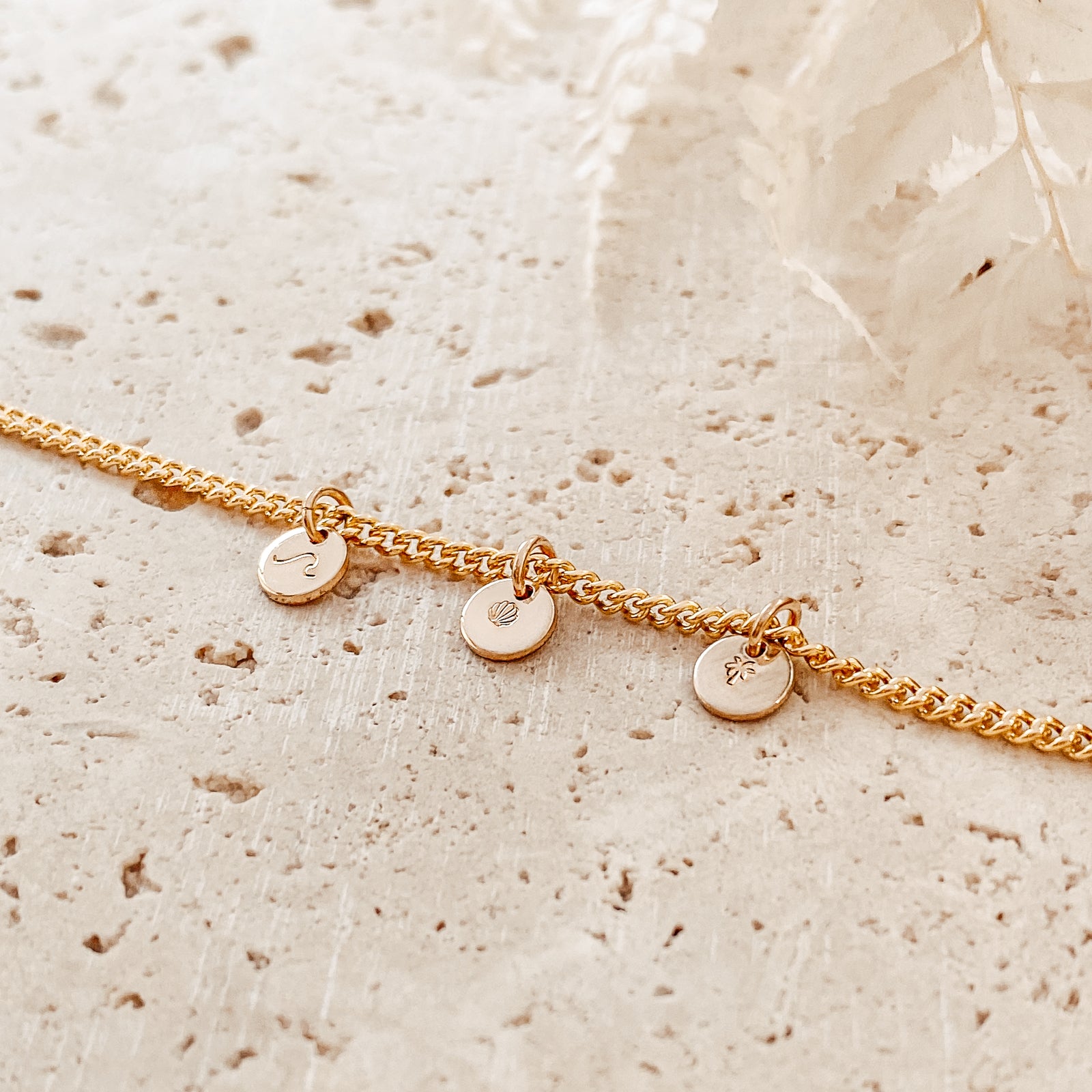 Personalised jewellery - KBN Jewellery - handmade jewellery – custom jewellery gifts –  dainty anklet – stacking anklet – layering anklet – simple chain – affordable jewellery – Australian made jewellery – small pendant anklet