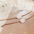 Personalised jewellery – handmade jewellery – KBN jewellery – Australian made jewellery – medium oval bracelet – oval pendant bracelet – initial bracelet – name bracelet – symbol bracelet – gift ideas for women – gift ideas with meaning – sentimental gift ideas