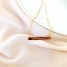 Personalised jewellery - KBN Jewellery - handmade jewellery – Personalised Jewellery gifts – Dainty jewellery- bar necklace – dainty bar necklace – personalised date necklace – roman numerals necklace – name bar necklace – words of affirmation necklace