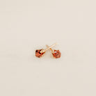 Personalised jewellery – handmade jewellery – KBN jewellery – dainty earrings – birth month earrings – birthstone earrings – affordable earrings – birthstone earrings  – birthstone studs – stacking earrings – stone earrings – January earrings – red stone earrings