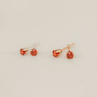 Personalised jewellery – handmade jewellery – KBN jewellery – dainty earrings – birth month earrings – birthstone earrings – affordable earrings – strength and peace earrings – July  earrings – birthstone studs – stacking earrings – stone earrings – blue earrings