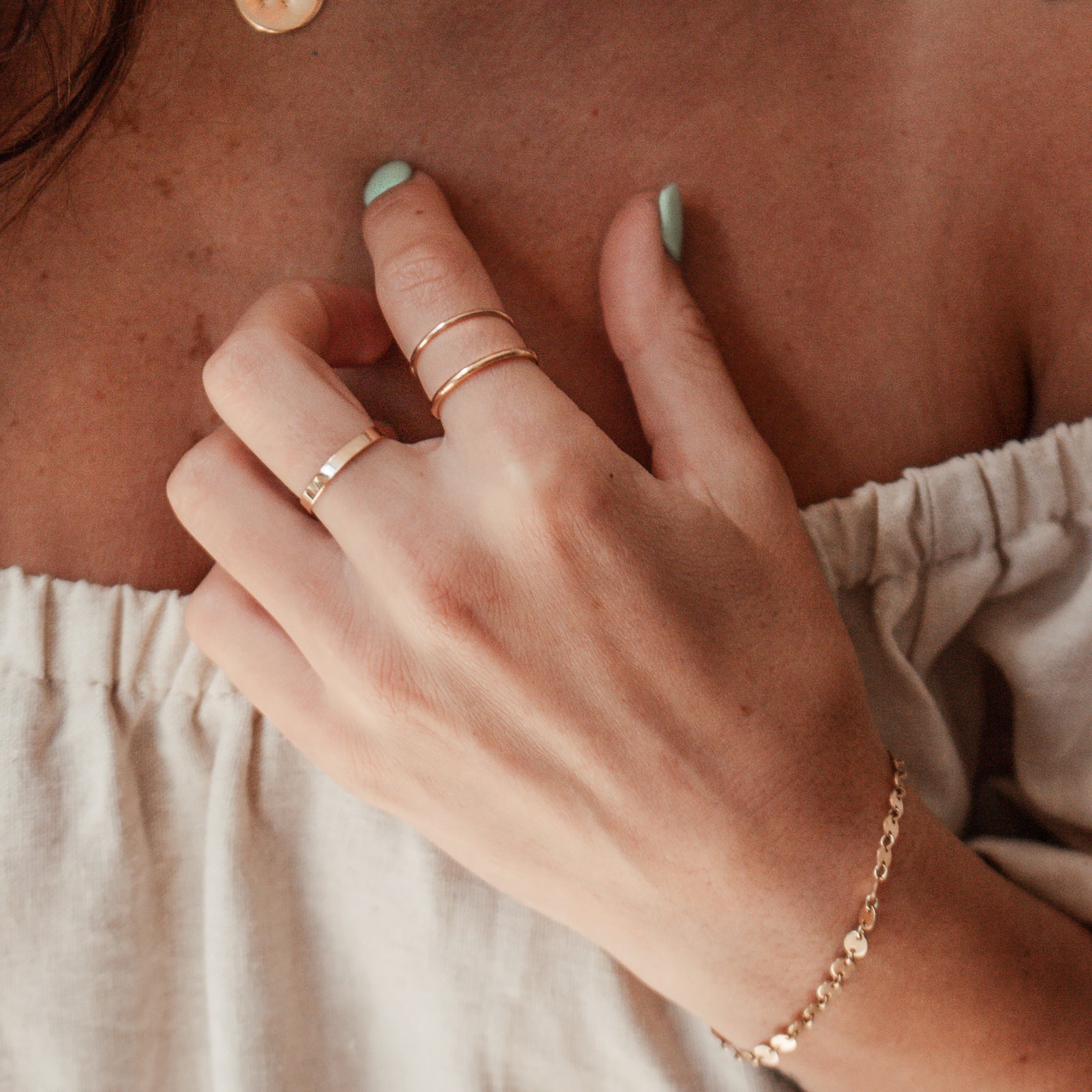 Personalised jewellery – handmade jewellery – KBN jewellery – Australian made jewellery – handmade rings – rounded ring – Australian made ring – Australian handmade jewellery – Brisbane jewellery – stacking ring – everyday ring – simple ring