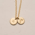 Sofia Necklace - Personalised jewellery - KBN Jewellery - handmade jewellery – small pendant necklace – initial necklace – symbol necklace – family initial necklace – children’s initial necklaces – birth flower initial necklace