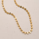 Personalised jewellery - KBN Jewellery - handmade jewellery – Personalised Jewellery gifts – Dainty jewellery- sparkly necklace – disc necklace – round chain necklace – stacking necklace – layering necklace