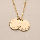 Personalised jewellery - KBN Jewellery - handmade jewellery – custom jewellery gifts – dainty necklace – medium pendant necklace – children name necklace – personalised kids name necklace – kids names on necklace – family member names on necklace – gift ideas for mum – personalised gifts for mum – personalised gifts for Grandma - personalised gifts for Nanna – flower necklace – birth flower on necklace – multiple pendant necklace