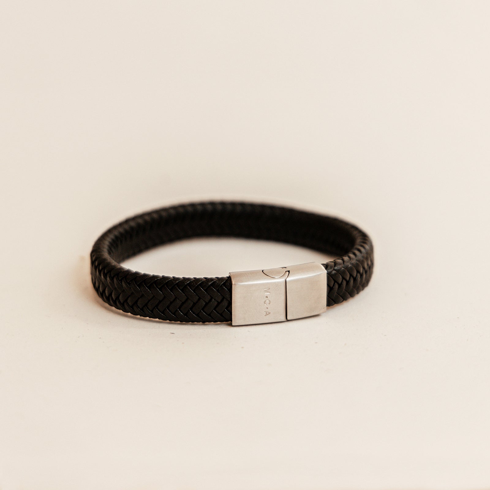 Massimo dutti men's sales leather bracelet