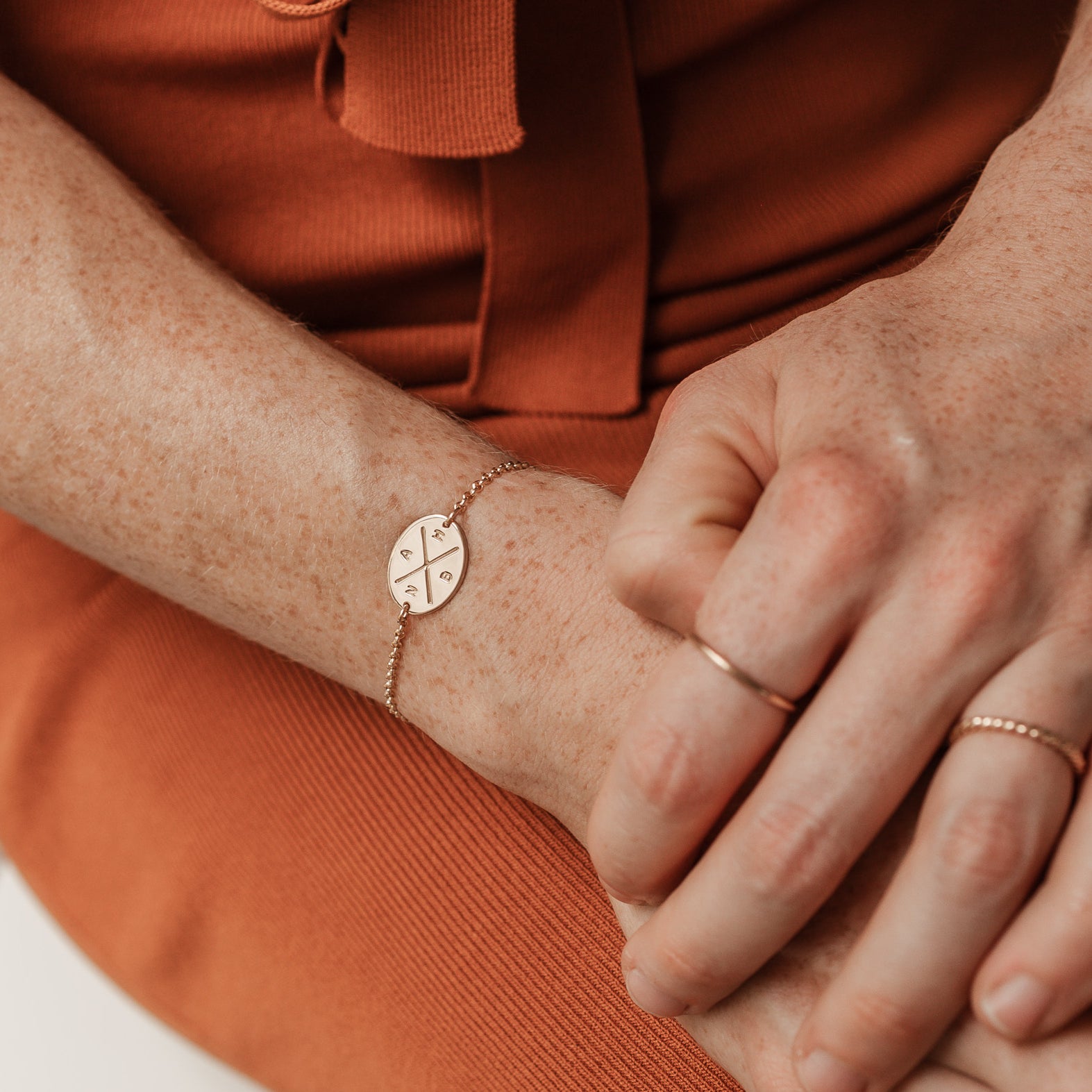 Personalised jewellery - KBN Jewellery - handmade jewellery - cross my heart - dainty jewellery - initial bracelet - symbol bracelet  – custom initial bracelet – children initials - Cross my heart bracelet