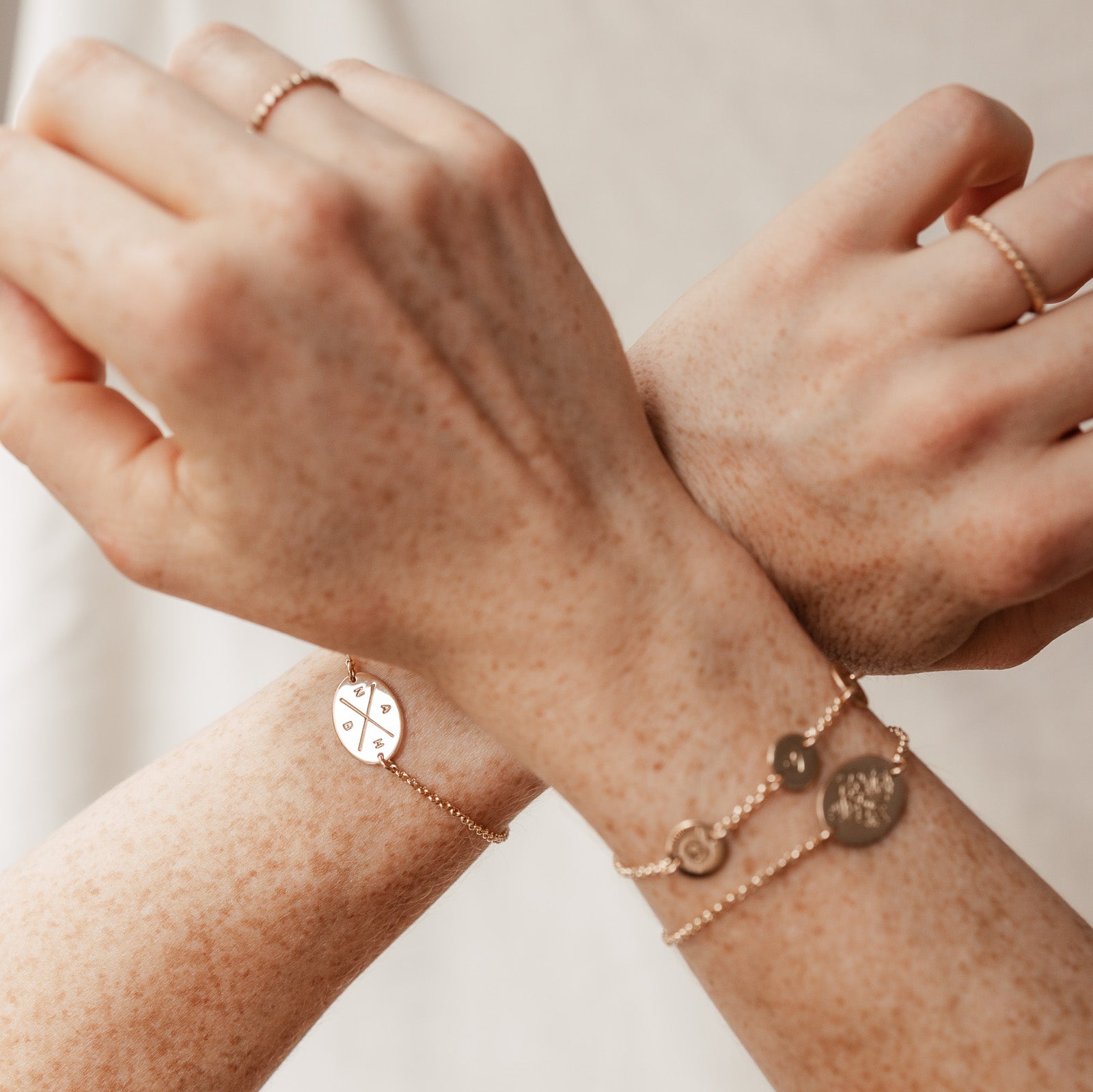 Personalised jewellery - KBN Jewellery - handmade jewellery - cross my heart - dainty jewellery - initial bracelet - symbol bracelet  – custom initial bracelet – children initials - Cross my heart bracelet