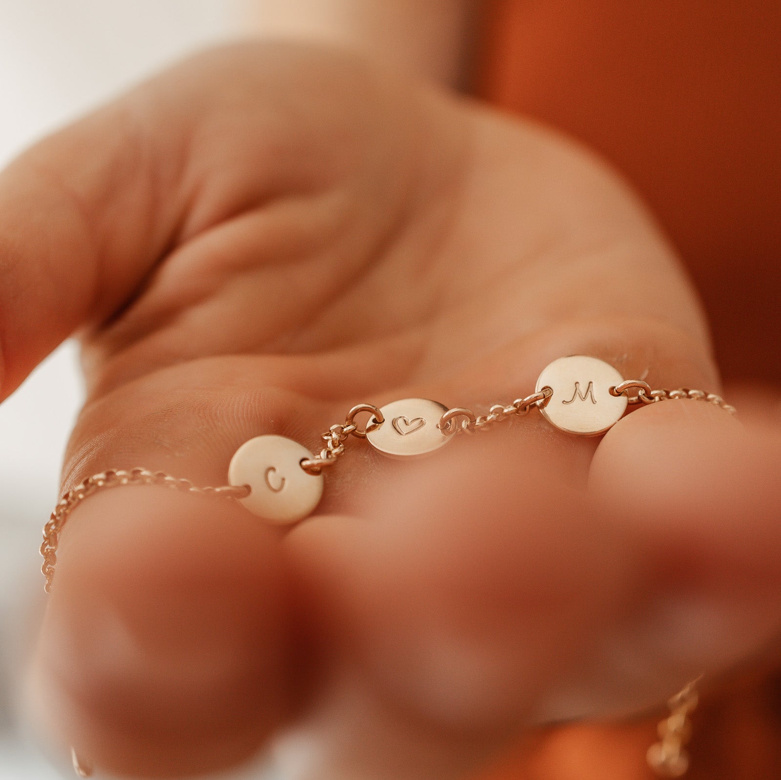 Personalised jewellery - KBN Jewellery - handmade jewellery – Personalised Jewellery gifts – Dainty jewellery- Dainty bracelet – symbol bracelet – initial bracelet – family initial bracelet