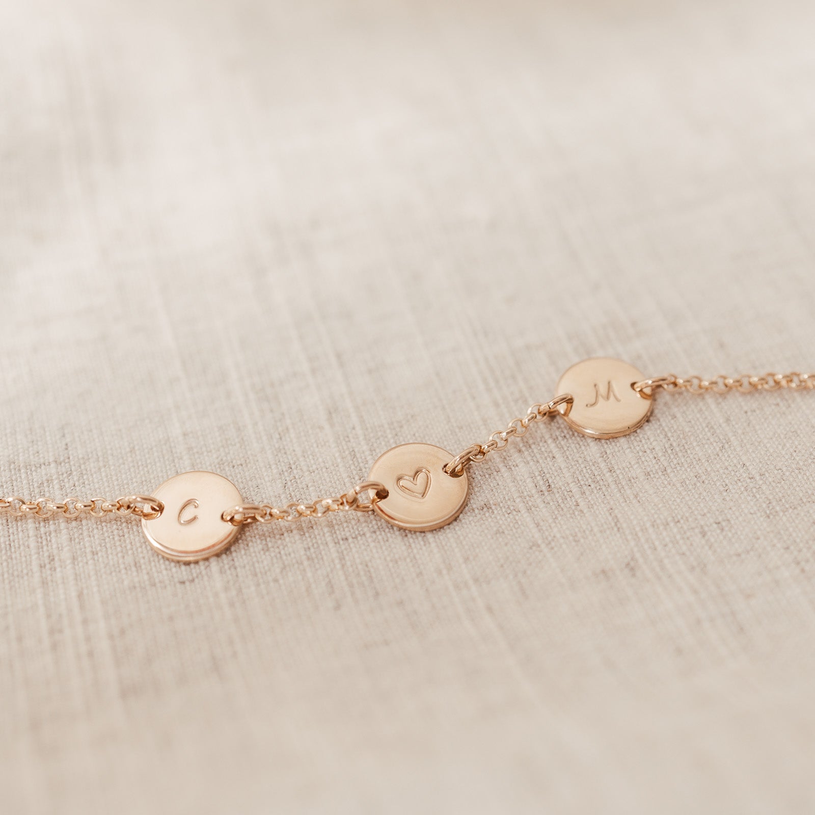 Personalised jewellery - KBN Jewellery - handmade jewellery – Personalised Jewellery gifts – Dainty jewellery- Dainty bracelet – symbol bracelet – initial bracelet – family initial bracelet