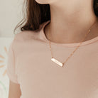 Personalised jewellery - KBN Jewellery - handmade jewellery – Personalised Jewellery gifts – Dainty jewellery- bar necklace – dainty bar necklace – personalised necklace – children’s first necklace – children’s name necklace – kids first necklace – girls first necklace – affordable children’s jewellery