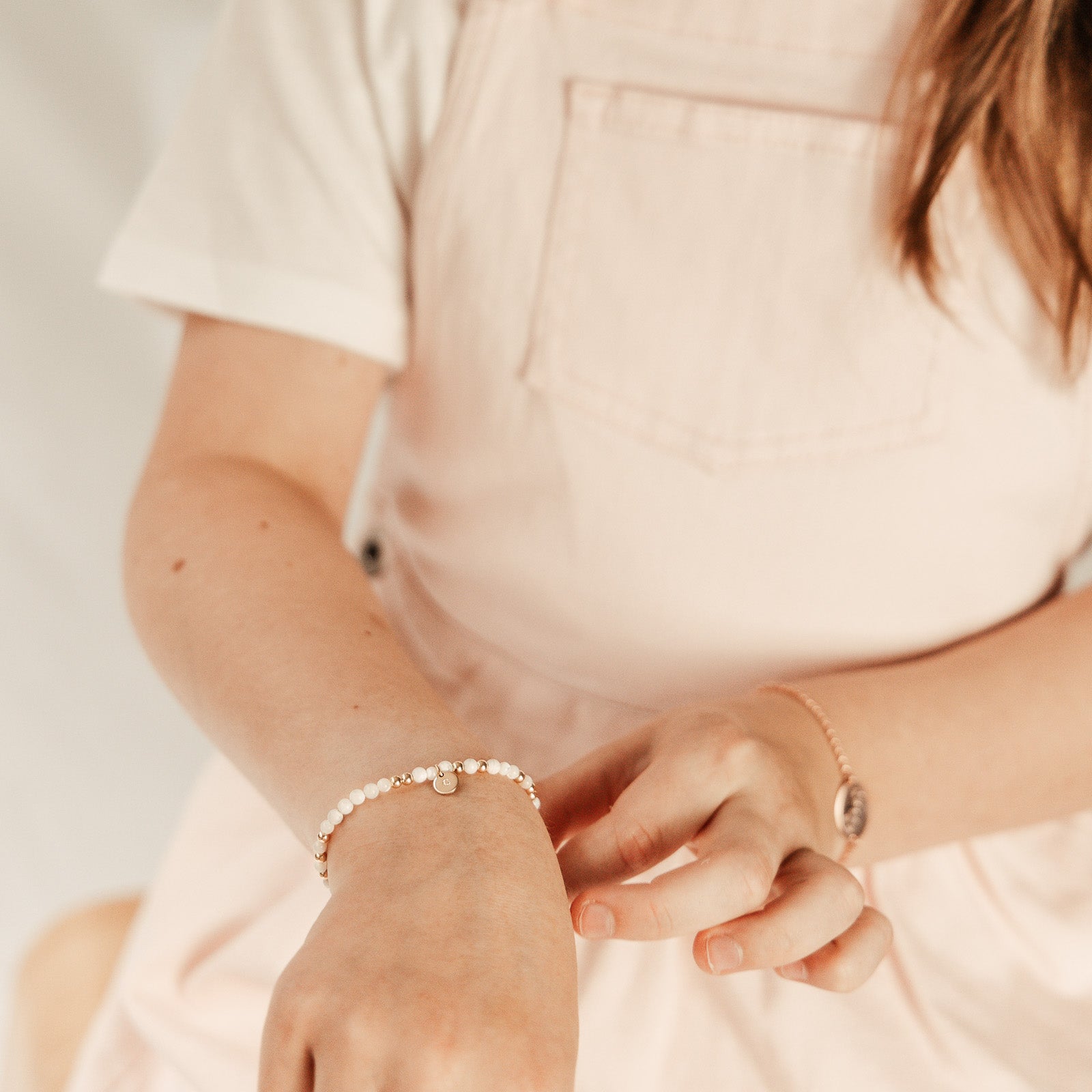 Personalised jewellery - KBN Jewellery - handmade jewellery – Personalised Jewellery gifts – Dainty jewellery – Australia made jewellery – beaded bracelet – pearl bracelet – hand made bracelet – howlite bracelet – initial bracelet – handmade crystal bracelet