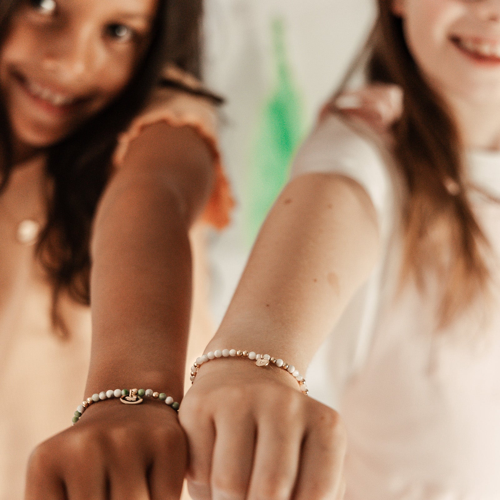 Personalised jewellery - KBN Jewellery - handmade jewellery – Personalised Jewellery gifts – Dainty jewellery – Australia made jewellery – beaded bracelet – handmade bracelet - handmade crystal bracelet – lucky day crystal bracelet – green jade crystal bracelet – crystal bracelet with pendant