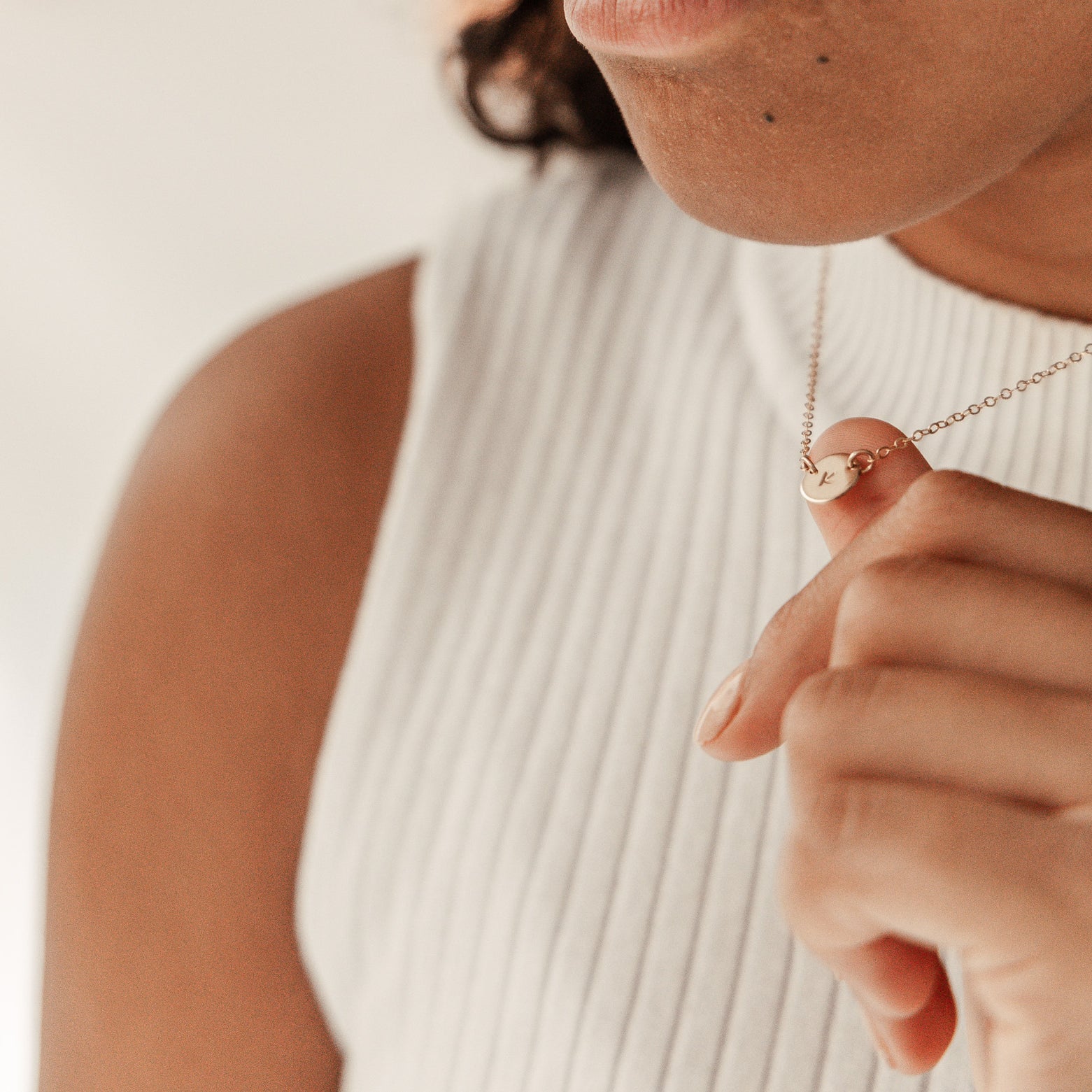 Personalised jewellery - KBN Jewellery - handmade jewellery – Personalised Jewellery gifts –necklace – affordable jewellery - sentimental gift ideas – small pendant necklace – Australian Made jewellery – initial necklace – symbol necklace – children’s first necklace – toddler gift idea – unisex jewellery