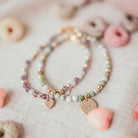 Personalised jewellery - KBN Jewellery - handmade jewellery – Personalised Jewellery gifts – Dainty jewellery – Australia made jewellery – beaded bracelet  – handmade bracelet - handmade crystal bracelet – lucky day crystal bracelet – green jade crystal bracelet – crystal bracelet with pendant