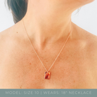 Personalised jewellery - KBN Jewellery - handmade jewellery – Personalised Jewellery gifts – Australian Made – zodiac sign necklace – rectangle pendant – birth flower necklace – initial necklace