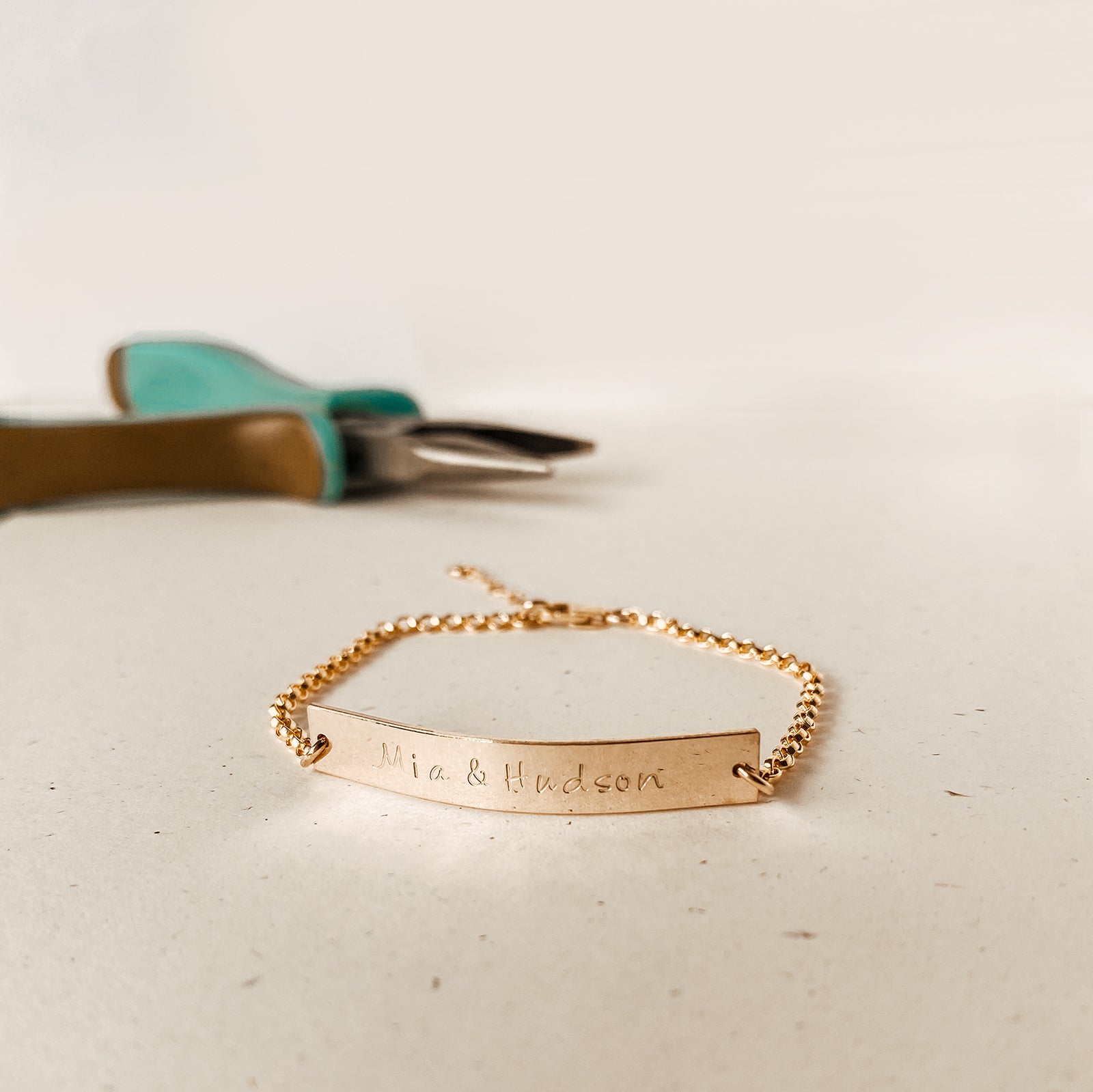 Personalised jewellery - KBN Jewellery - handmade jewellery – Personalised Jewellery gifts – Dainty jewellery- Dainty necklace – name bracelet – roman numerals bracelet – children’s name bracelet